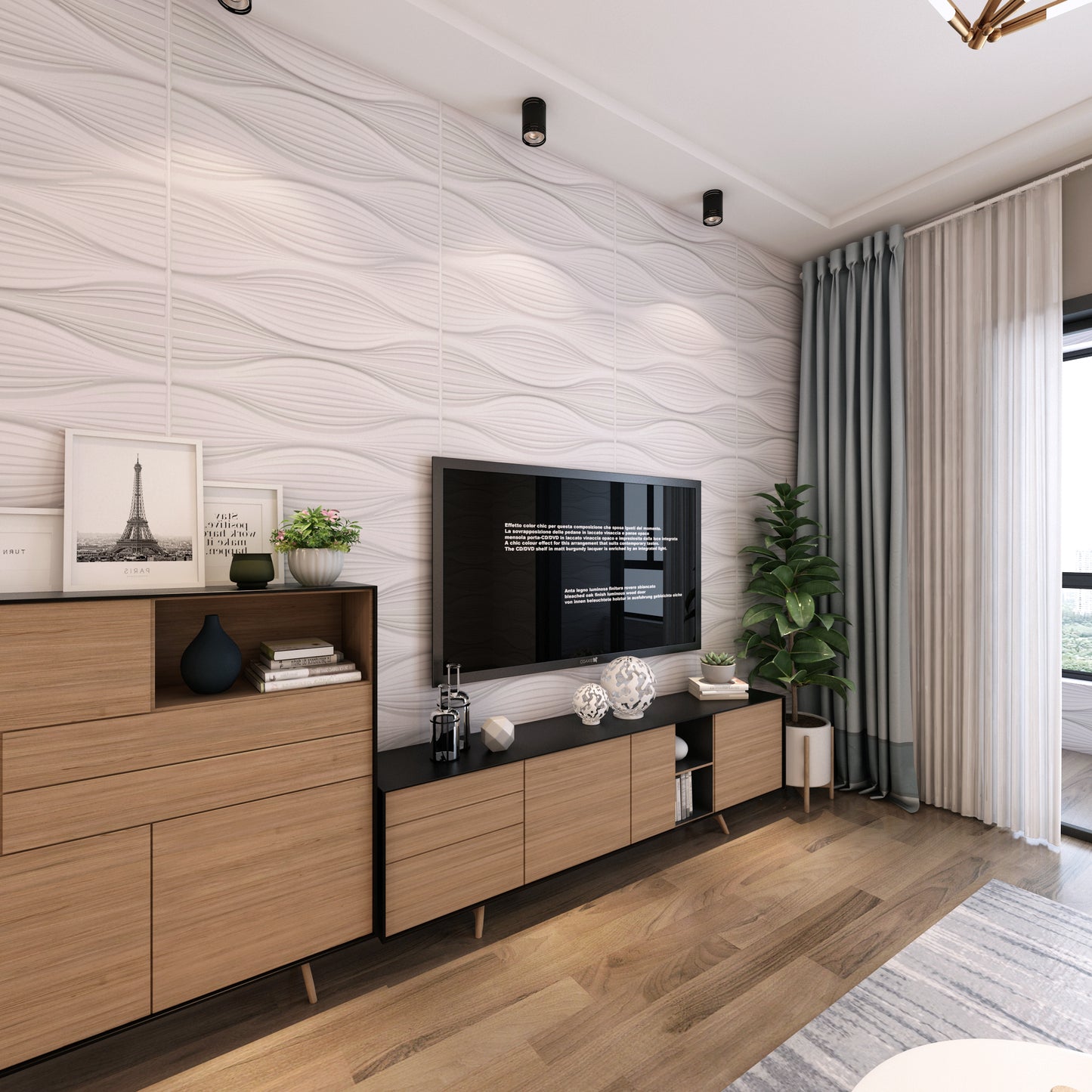 Panel Decorativo PVC para Pared