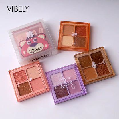 Maquillaje para Ojos de 4 colores