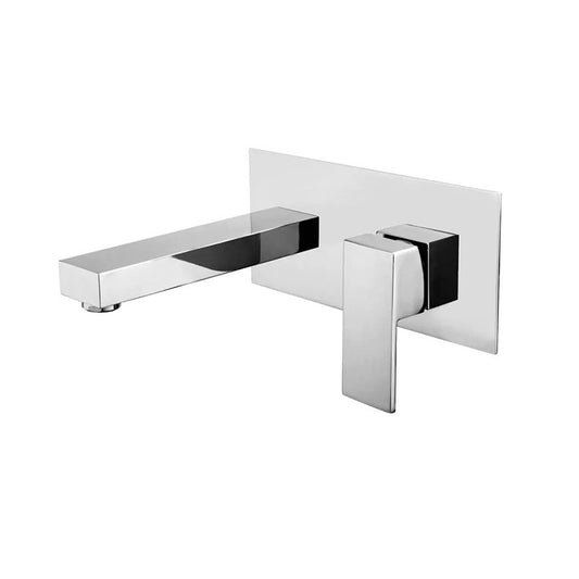 Grifo Cromado de baño montado en la pared